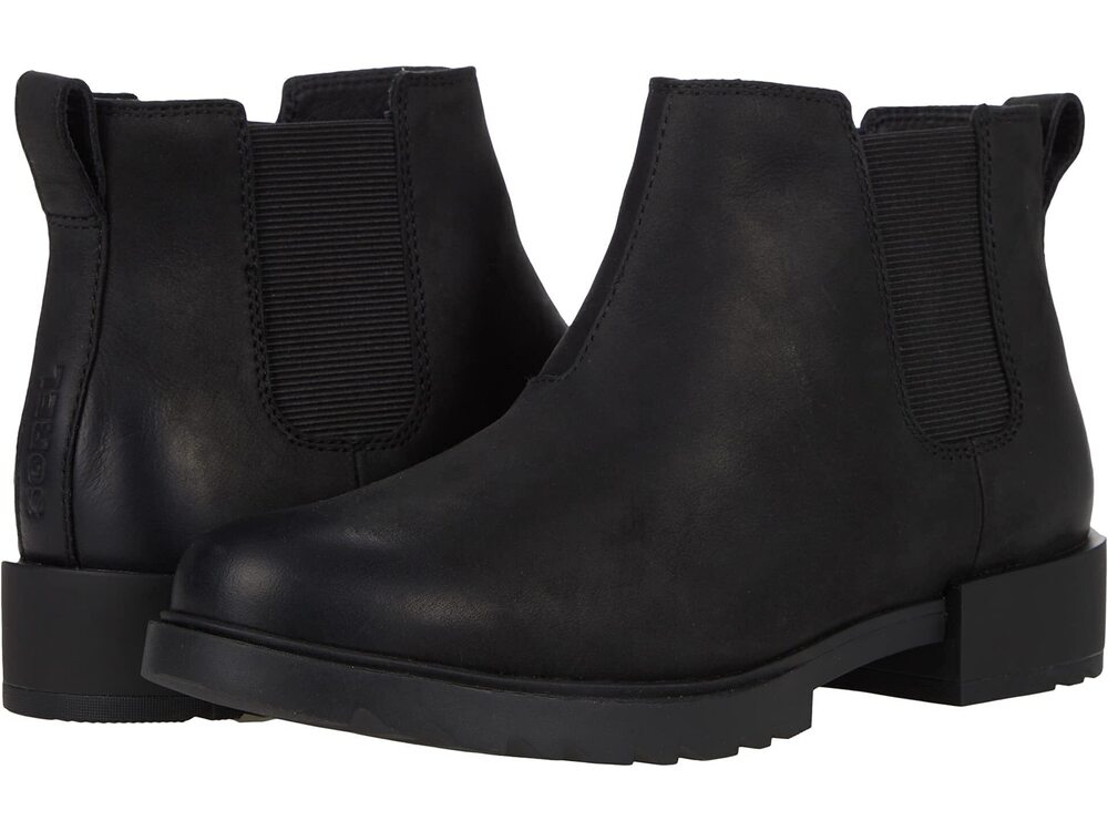 Sorel Emelie™ II Chelsea Black/Sea Salt 8 B (M)